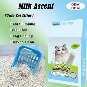 Litière pour chat en tofu biodégradable, écologique, 100% naturelle, à forte absorption, désodorisante, best-seller - Product Image 3