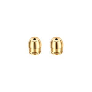 Tapones para los oídos de acero de titanio, forma de perla redonda, sin óxido, para dormir, accesorios para pendientes - Product Image 1