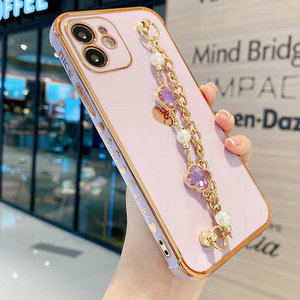 Nuova Custodia per Cellulare 2021 in TPU Elettroplaccato Antiurto Design di Lusso con Motivo a <span class=keywords><strong>Cuore</strong></span> - Product Image 3