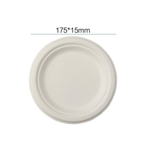 Thân Thiện Với Môi Ủ Mía Giấy Dùng Một Lần Bữa Ăn Tối Tấm Phân Hủy Sinh Học Dùng Một Lần Đồ Ăn - Product Image 2