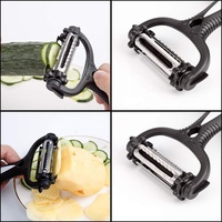 Roestvrij Staal Multifunctionele Blade 3 In 1 Keuken Groente Slicer Peeler Voor Thuisgebruik
