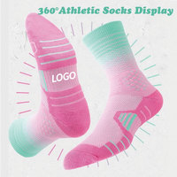 Chaussettes en coton personnalisées, chaussettes de sport d'élite, chaussettes de basket-ball pour hommes