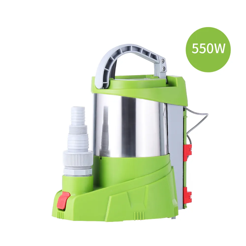 Pompe Submersible pour l'eau, outil domestique avec niveau de démarrage réglable, 550W
