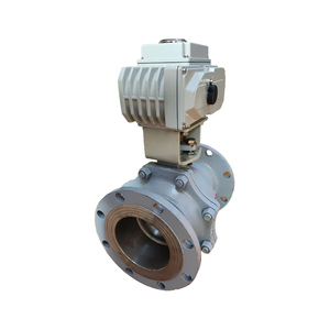 Válvula de Bola con Brida DN150 Suministrada de Fábrica, Válvula de Bola Eléctrica de Acero al Carbono Fundido Q941F-16C - Product Image 6