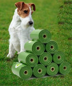 Sacs biodégradables et compostables pour chiens, sacs biodégradables pour chiens, sacs écologiques pour excréments de chien, sacs pour excréments d'animaux de compagnie - Product Image 1