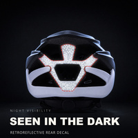 Casque de vélo OEM ODM à double coque PC et corps en EPS avec feu arrière rechargeable pour jeunes et adultes