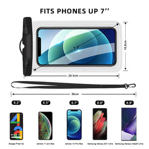 ZONYSUN حقيبة هاتف محمول جديدة رائجة من PVC مقاومة للماء بمعيار IPX8، جراب هاتف محمول مقاوم للماء للانجراف في الهواء الطلق - Product Image 2