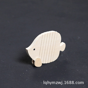 Houten Platte Vissen Tropische Vissen Speelgoed Cartoon Driedimensionaal Diermodel Diy Educatief Ambachtelijke Kit Voor <span class=keywords><strong>5</strong></span> Tot 7 Jaar Oud - Product Image 5