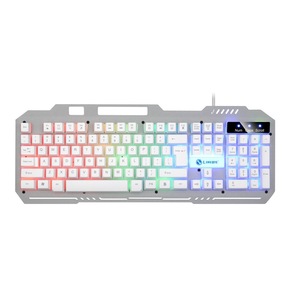 2025 New K25 USB Wired Keyboard LED Backlit Gamer Keyboards Computer Game RGB for PC <b>Laptop</b> USB Wired Keyboard USB Wired Keyboar - Product Image 3