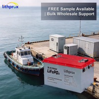 Batterie Lithium LiFePO4 à décharge profonde 38,4V 300Ah 10KW Grade A Marine Bluetooth Prise Anderson 6000+ Cycles CE RoHS IP67 OEM ODM