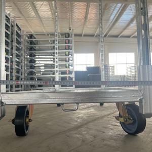 Chariot à fleurs en métal personnalisable avec support d'affichage à quatre roues pour le support OEM de <span class=keywords><strong>Flora</strong></span> - Product Image 5