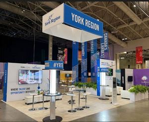 Customized Designs SEG Backdrop for Tradeshow Booth Stand Advertising Backdrop - Product Image 1