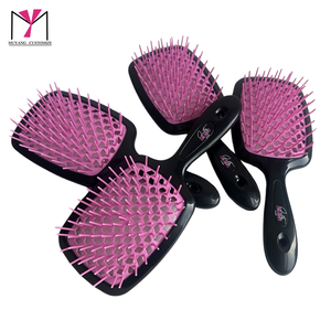 หวีไม้ขนแปรงเคลือบไฟฟ้าคุณภาพสูง ปรับแต่งสีได้หลากหลาย สำหรับใช้ในร้านเสริมสวยและที่บ้าน - Product Image 2