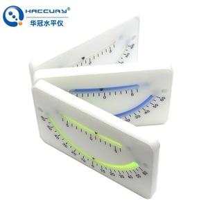 เกจวัดระดับความเอียงแบบพลาสติกแบบสองฟองอากาศ สำหรับวัดมุมเรือ - Product Image 1