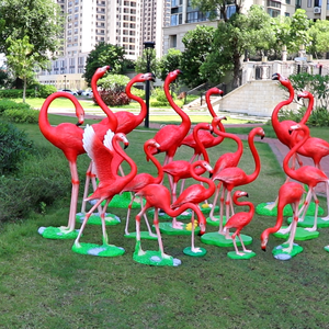 Décorations de <span class=keywords><strong>flamant</strong></span> <span class=keywords><strong>rose</strong></span> de taille réelle de 1m/accessoires de statue de <span class=keywords><strong>flamant</strong></span> rouge coloré/sculpture artificielle de <span class=keywords><strong>flamant</strong></span> <span class=keywords><strong>rose</strong></span> artificiel artisanal - Product Image 5