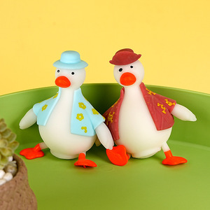 Juguete Antiestrés de Pato TPR para Niños de 2 a 4 Años, Juguete Sensorial de Rebote Lento - Product Image 1