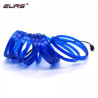 EURS 5M Bande décorative USB flexible et étanche Ligne décorative à lumière froide pour ambiance de voiture et éclairage intérieur