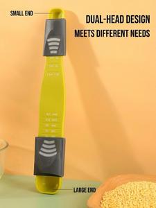 <span class=keywords><strong>Cuchara</strong></span> Medidora Ajustable, <span class=keywords><strong>Cuchara</strong></span> Medidora <span class=keywords><strong>de</strong></span> Doble Extremo con Escala Deslizante para Hornear, Café, Sal, Leche en Polvo - Product Image 3