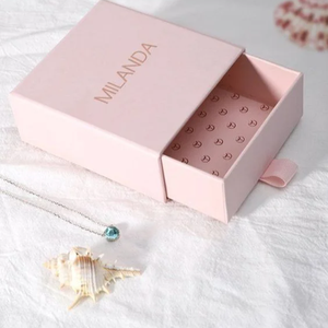 Caja de Almacenamiento de Cartón Rígido de Lujo con Cajón Deslizable, Cinta y Laminado Mate con Relieve - para Empaque de Regalos al por Mayor - Product Image 1