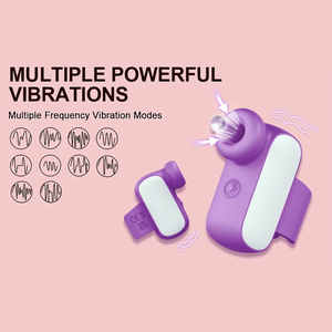 ของเล่นกระตุ้นหัวนมสำหรับผู้ใหญ่ ขายดี ไวเบรเตอร์ดูดกระชับ 10 ระดับแรงดูด ของเล่นเซ็กส์ขนาดเล็กสำหรับผู้หญิง - Product Image 4