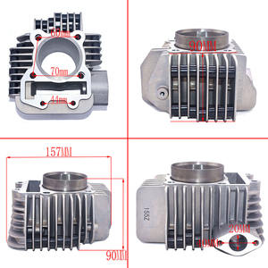 Cylindre de moteur 155z avec kit de piston de 60mm joint de culasse pour <span class=keywords><strong>Zongshen</strong></span> Kayo 150 <span class=keywords><strong>155</strong></span> 160cc Dirt Pit bike - Product Image 2