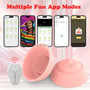SacKnove APP Rechargeable à distance électrique femmes seins jouets sexuels vibrant double mamelon dispositif de Stimulation masseur de sein vibrateur - Product Image 6