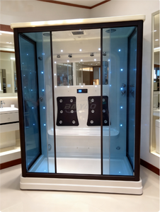 Best Verkopende 2 Persoons Stoomkamer Luxe Jetted Tub Douche Combo Badkamer Behuizing Stoombad Doucheruimte Met Led Verlichting - Product Image 5