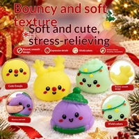 WOWEI Calendrier de l'Avent de Noël 24 Jours : Boîte Mystère Surprise avec Jouet Squishy en Forme de Dumpling à Presser