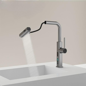 حنفية مطبخ ذكية بتصميم جديد ، حنفية مطبخ خلاط ساخن وبارد - Product Image 3