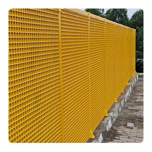 Feuille de grille de fibre de verre de grille de FRP isolante ignifuge pour la grille de plancher de FRP de passerelle avec le service de traitement de coupe - Product Image 6