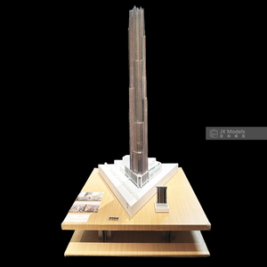 Maquette de gratte-ciel de bureau moderne personnalisée en plastique, matériaux de haute qualité, impression 3D, découpe laser, personnalisation complète sur mesure - Product Image 1