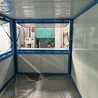 Maison préfabriquée pliable WinFair à prix compétitif pour rue commerciale / marché de conteneurs