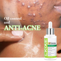 LKIAE Sérum visage à l'aloès Anti acné Élimine les boutons Réduit les rougeurs, hydrate et hydrate les peaux sèches Sérum visage apaisant