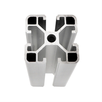 Profilé d'extrusion d'aluminium 4040 4080 industriel personnalisé, usine professionnelle, Section en Aluminium industriel