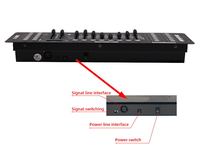 Petite Console DMX Professionnelle 192 Canaux pour Projecteurs LED, Contrôleur de Gradation DMX512 pour Scène