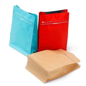 En Stock Bolsas de Café Vacías con Fondo Plano y Válvula, Impresión Personalizada, 250g 500g 1kg, para Empacar Granos de Café - Product Image 1