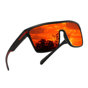 Cross Border Outdoor Goggles Cycling <b>Large</b> <b>Frame</b> Sports Sunglasses UV400 Polarized Windproof Driving Glasses Black PC <b>Frame</b> - Product Image 4