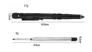 ปากกาลูกลื่นโลหะแบบพกพาสุดสร้างสรรค์สำหรับการป้องกันตัวเองและทำลายหน้าต่างด้ามเหล็กทังสเตน - Product Image 2