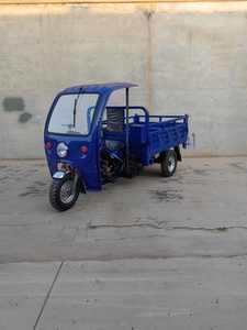 Tricycle motorisé à essence 200cc, carrosserie ouverte, châssis épaissi, pare-brise, carrosserie renforcée, pour transport urbain-rural - Product Image 4