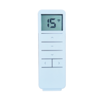 Télécommande moderne RF433 5 canaux pour moteur de rideaux intelligents Tuya ZigBee/WiFi, idéale pour salon et salle de bain