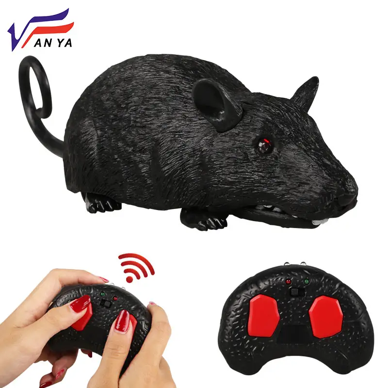 New hot kids Prank toy realistic cartoon novelty mouse simulation animal plastic rc toy