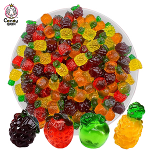 Vente en gros d'usine de <span class=keywords><strong>mini</strong></span> bonbons à la gelée assortis de confitures de fruits avec étiquette personnalisée certifié halal/casher aromatisé au goût fruité - Product Image 1