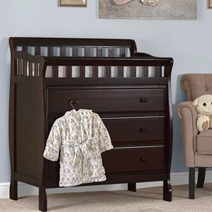 Cambiador de Bebé Moderno de Madera con 3 Cajones y Almacenamiento, Mueble de Dormitorio Inteligente y Elegante - Product Image 5