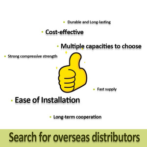 Digestor de Biogás Mini Subterrâneo de Alta Resistência e Ecológico, Sistema de Tanque Séptico Portátil de Plástico PE de 2500 Litros para Água Residual - Product Image 6
