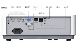 โปรเจคเตอร์อัจฉริยะสำหรับการประชุม COLABLE DLP Laser 4K 5000ANSI Full HD 1080P รุ่น BF500I ฉายภาพระยะใกล้ รองรับการแบ่งหน้าจอแบบไร้สาย รับประกัน 3 ปี BF - Product Image 5