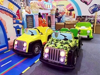 Voitures à tamponneuses électriques pour enfants 2024, manèges pour enfants, parc d'attractions, voiture à 2 places, batterie 12V