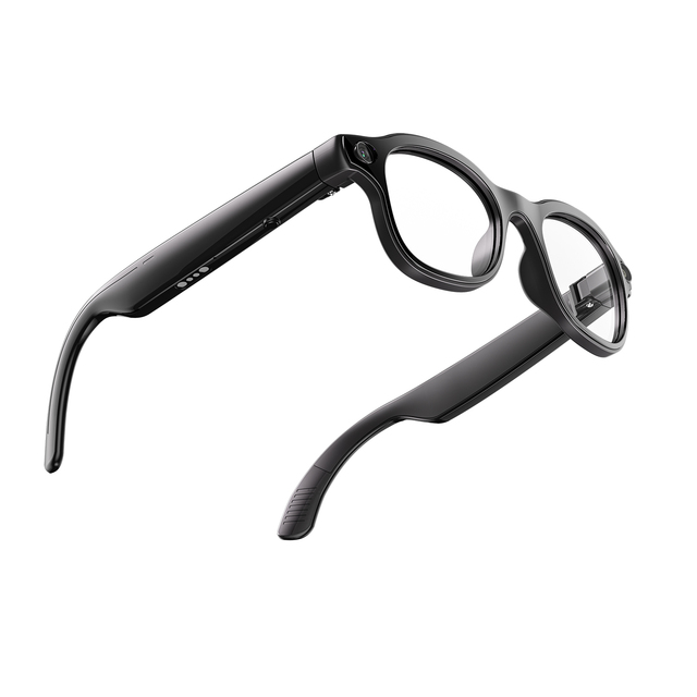 OEM AI Translation Smart Glasses Real-Time Language Translator for Calling Waterproof Dual Camera Wearable Design Sunglasses