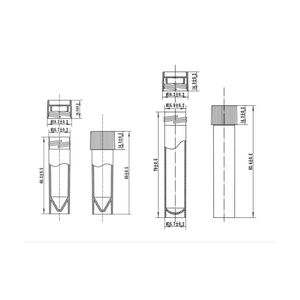 Samples Tubes 5Ml 10Ml Schroefdop Transportbuizen Met Zelfstandige Bodem En Graduatie - Product Image 6