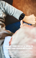 Reloj Inteligente GPS 4G L16 Toptracking con Detección de Caídas para Personas Mayores con Alzheimer, Reloj de Salud con GPS