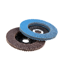 Disque à lamelles pour meuleuse d'angle OEM, granulométrie 60/80/100, dureté moyenne, 125 mm, support en fibre de verre/plastique, épaisseur 3,0 mm, pour polissage